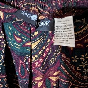 Sag Harbor Multicolor A-Line Skirt